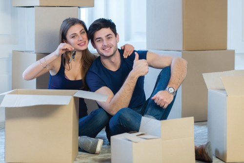 Man and van removals helping with a local East London move