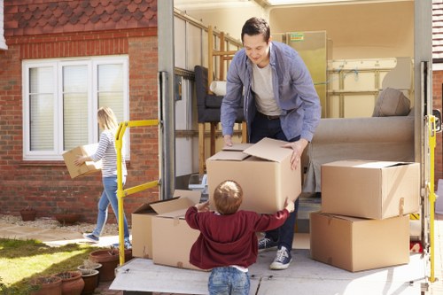 Office relocation planning in an East London business district