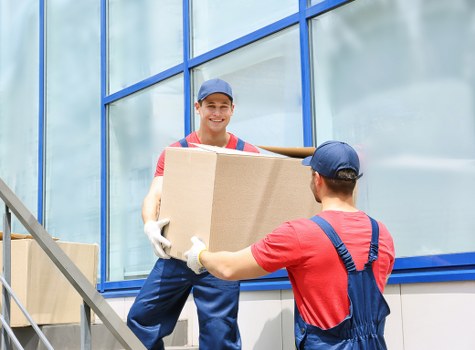 Commercial furniture removal from an East London office