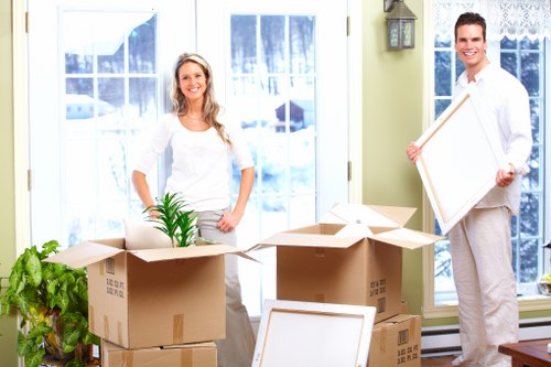 Checklist and moving supplies prepared for a house move in East London